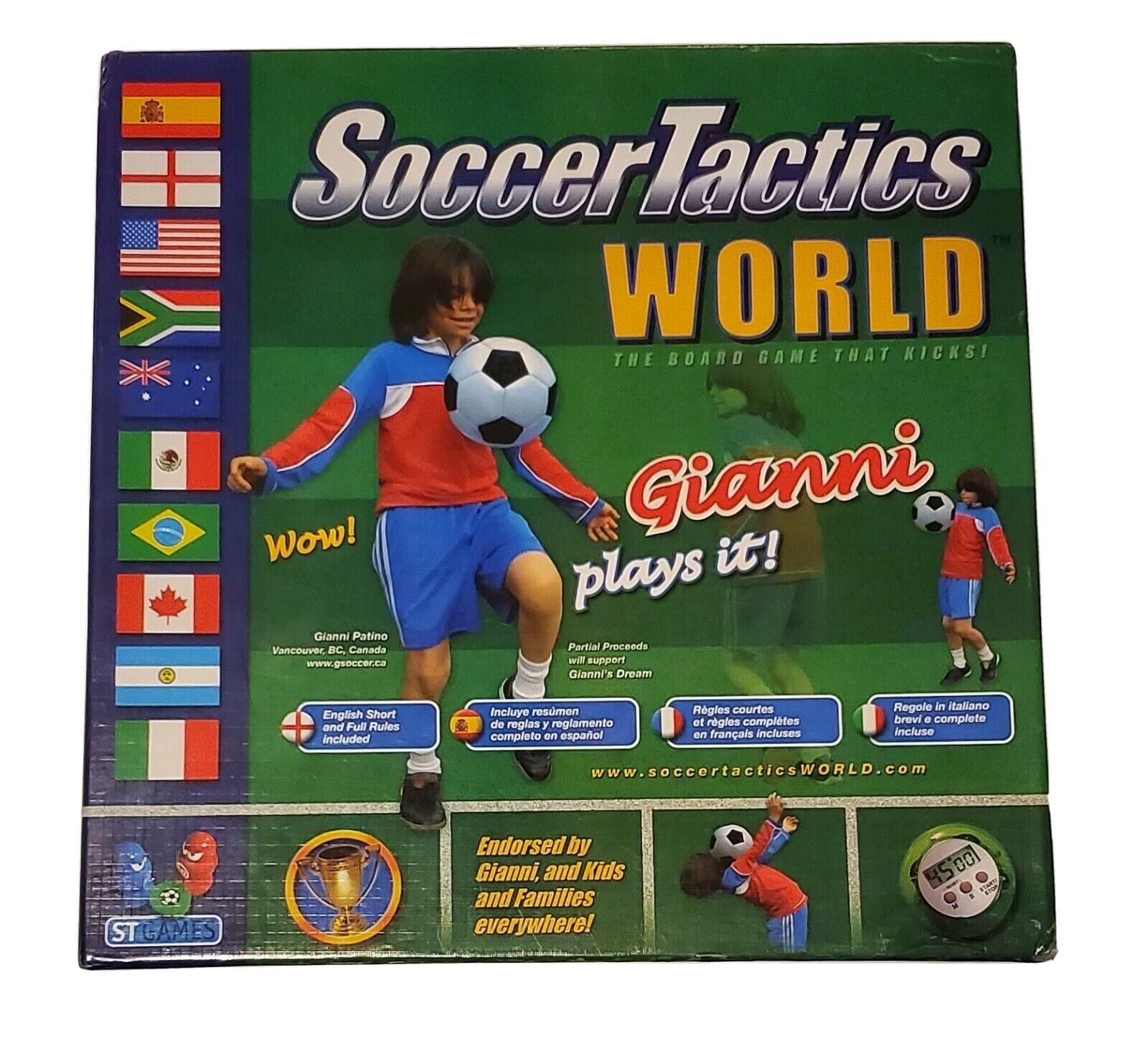  I.S.B.G. International Soccer Board Game : Toys & Games