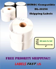 DYMO® 30256 Compatible Labels, 2-5/16" x 4" -  Large Ship Labels