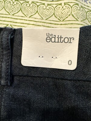 Vintage Express Design Studio Editor Jeans - Dark Blue, Size 0 - Slight Bootcut