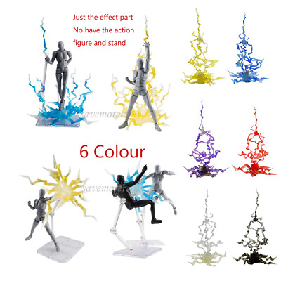 Effect Thunder Lightning Blue Red Figuarts Figma D-arts rider 1/6