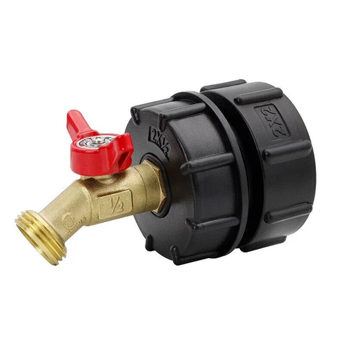 Adaptador de tanque de agua IBC de 275-330 galones 3/4" accesorios de latón conector de válvula - Imagen 11 de 12