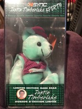 New - NSYNC Justin Timberlake Sports Collectible Bear  5819/35,000