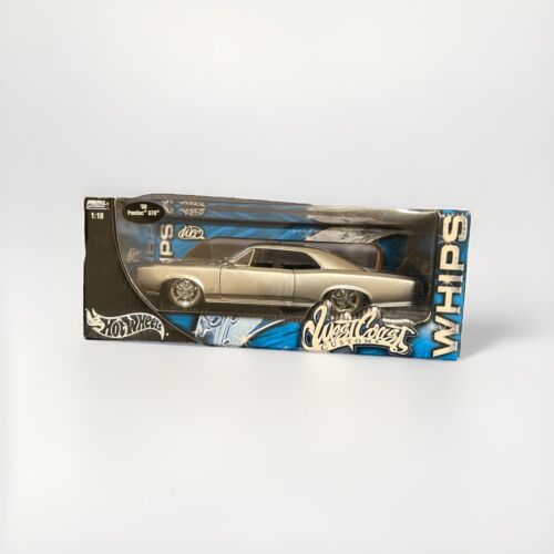 Hot Wheels Whips West Coast Customs 1966 Pontiac GTO 1:18 Scale Diecast Car