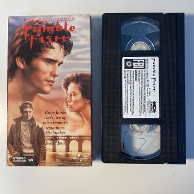 RARE RUMBLE FISH VHS FRANCIS FORD COPPOLA MATT DILLON MICKEY ROURKE | eBay