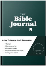 The Bible Journal: New Testament Bible Journaling Notebook  Track Daily Rea...