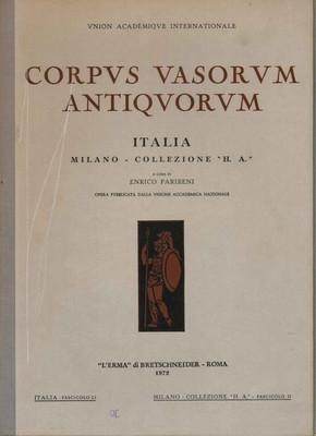 Corpus vasorum antiquorum Italia (Fascicolo LI) - Enrico Paribeni [1972]