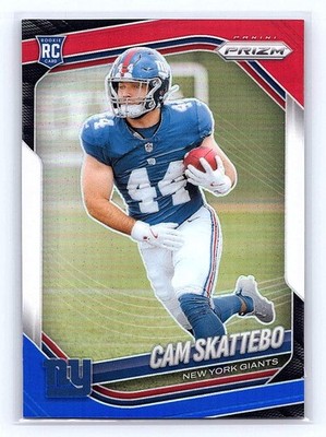 2025 Panini Prizm #363 Cam Skattebo Red White and Blue Prizm