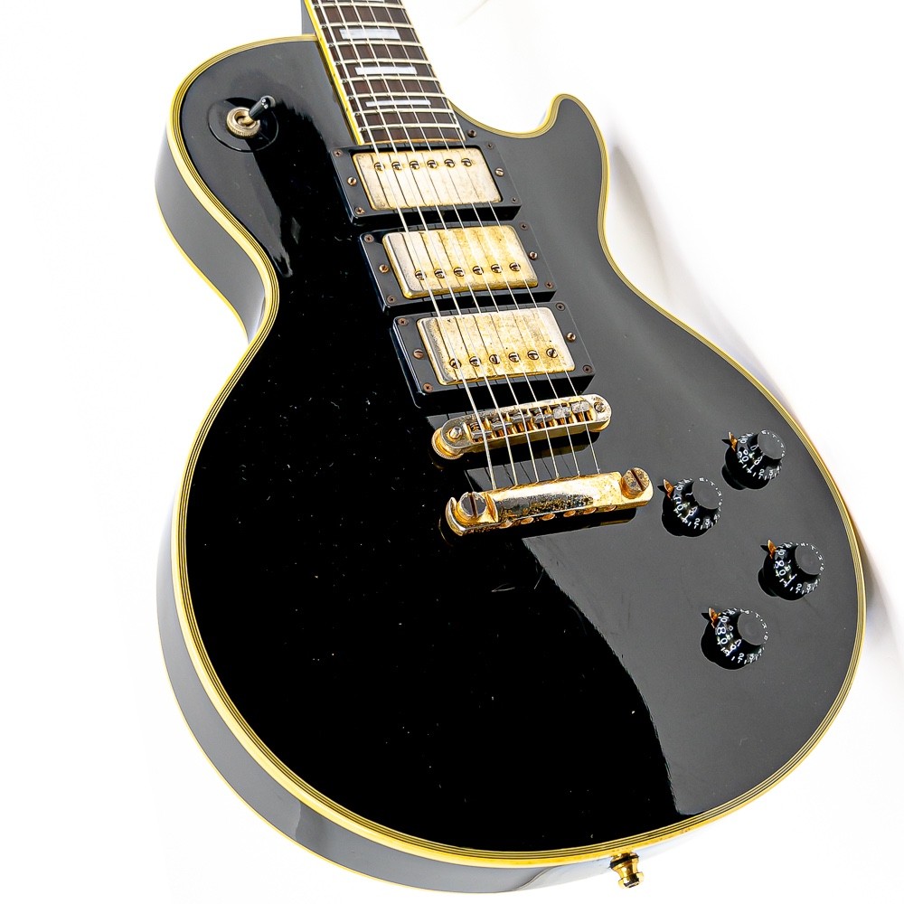 1984 Burny RLC-65 '57 Model Les Paul Custom – Japanese Black