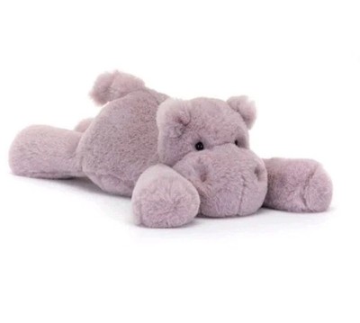 Jellycat Smudge Hippo Tiny - RAR - Neu mit Etikett - kostenloser & schneller Versand 24 cm