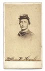 IDENTIFIED CIVIL WAR SOLDIER Antique ORIGINAL CDV PHOTO Virginia Studio HOWELL