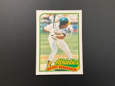 1989 Topps Traded Rickey Henderson