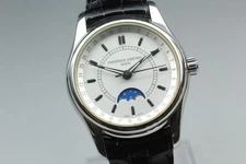 [Exc+5] Frederique Constant Moonphase FC-330/335X6B4/6 Automatic Men's Watch 