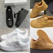 Air Force 1 '07 Men's Shoes Classic Low Triple Sneakers Black/ White/ Brown