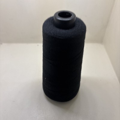 Black Polyester Serger Thread Cone 6 - Overlock Sewing- High Strength- 3000 Yard