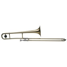 Stagg Bb Tenor Trombone, S-bore, Clear Lacquer ABS Case