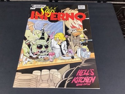 Eclipse Comics Stigs Inferno Hells Kitchen Good Eatin #6 Jan 1987