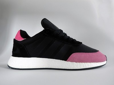 Adidas Originals Iniki Boost I-5923 black / pink shoes Mens 10.5 sneakers BD7804