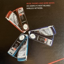 2007 Verizon Wireless PRINT AD Samsung Juke Flip Phone MP3 Player Music Phone