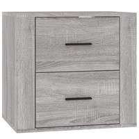 Wand-Nachttisch Grau Sonoma 50X36X47 Cm