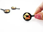 Miniature 1:12 Frying Pan Egg Dollhouse Breakfast Diorama Kitchen Roombox 14182