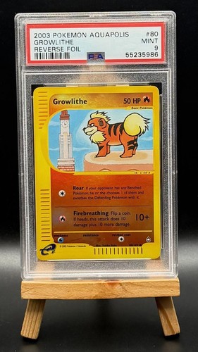 Growlithe graded PSA 9 for sale on eBay