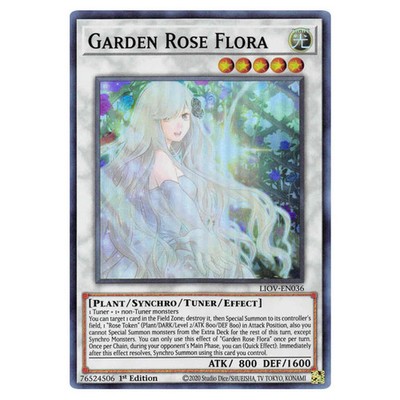 Yu-Gi-Oh! - Lightning Overdrive - Garden Rose Flora (Super Rare) LIOV-DE036