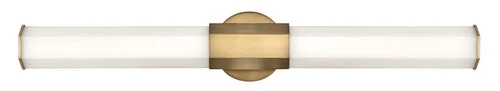 Facet Bathroom Vanity Light In Heritage Brass - Picture 1 of 2
