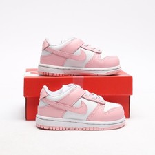 NIKE Dunk Low Infant Pink SIZE 5.5 Trainers