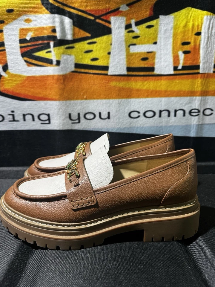 MICHAEL Michael Kors Calista Lug Sole  Brown Loafer Slip-ons,  Women’s Size 8M - Image 2 of 4