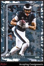 2025 Topps Chrome Team Camo #243 A.J. Brown SP EAGLES