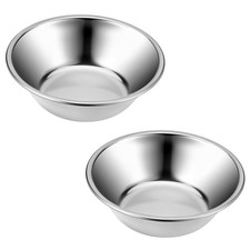 2 Pack 5.5" Metal Cat and Dog Small Bowls Stainless Steel Pet Bowls Set, Dog ...
