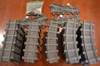 VINTAGE PLAYMOBIL RC TRAIN TRACK LOT 19 STRAIGHT 26 CURVED 3 SWITCH 50 CONNECTOR