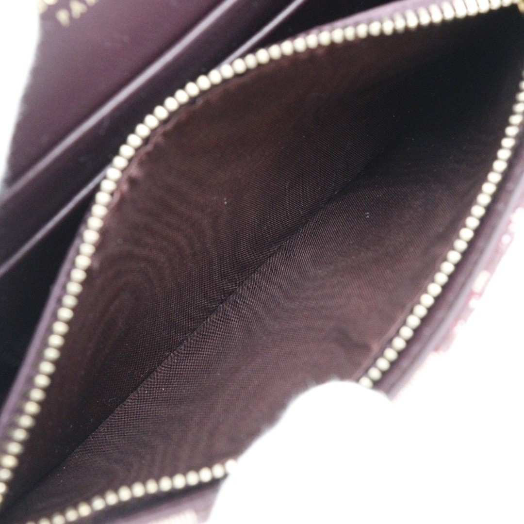 Christian Dior Saddle Trotter 2-Way Clutch Bordeaux Women's Waist Bag Auth image 6