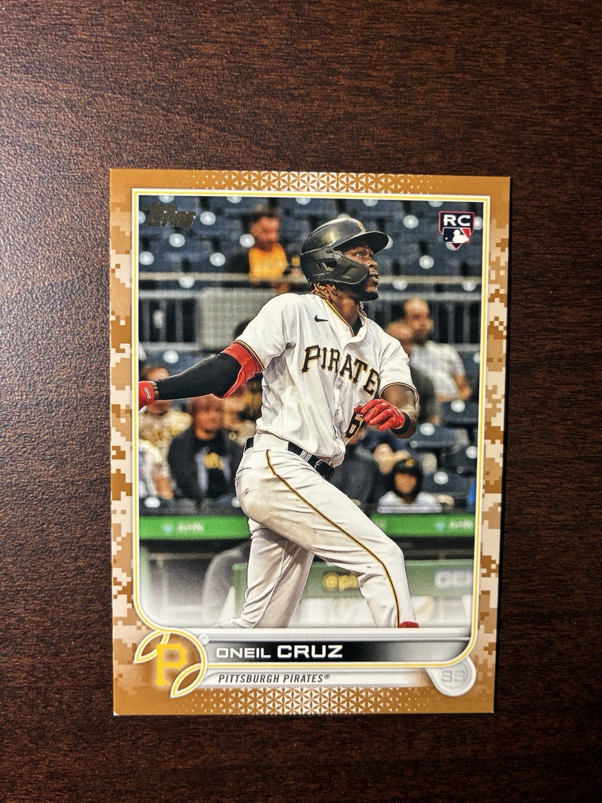 2022 Topps Series 2 Oneil Cruz Memorial Day Camo /25 #537
