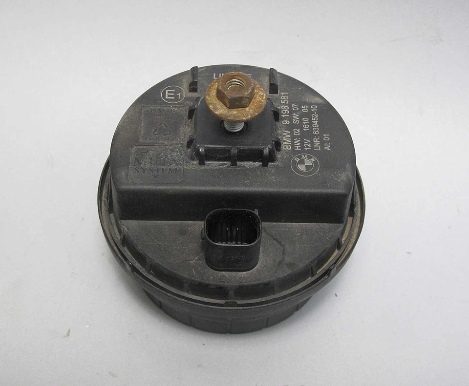 Sirena de alarma secundaria de fábrica BMW 2011-2017 con sensor de inclinación usada OE Foto 2 de 3