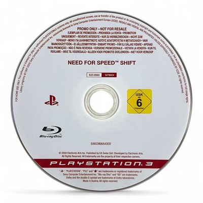 PS3 / Sony Playstation 3 - Need for Speed : Shift [Promo] nur CD