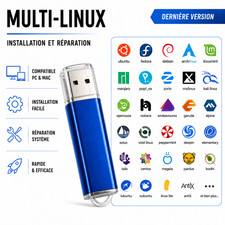 Cle USB Linux Bootable - MULTI DISTRIBUTION Guide PDF