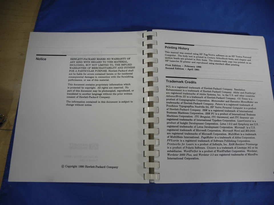 HP LASERJET III PRINTER USER'S MANUAL 33449-90901 (Free Shipping!) - Image 3 of 4