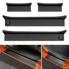 Door Sill Guards Kit Compatible with 2018-2025 2026 Jeep Wrangler JL Unlimited/G