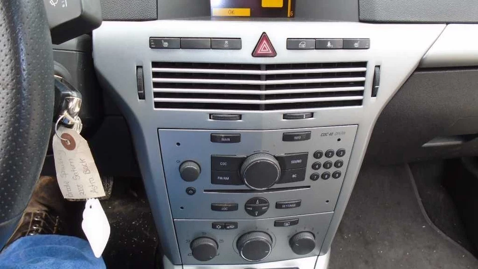 08 09 SATURN ASTRA TEMPERATURE CONTROL W/AC MANUAL AC CONTROL OPT C60 581021 Foto 4 de 4