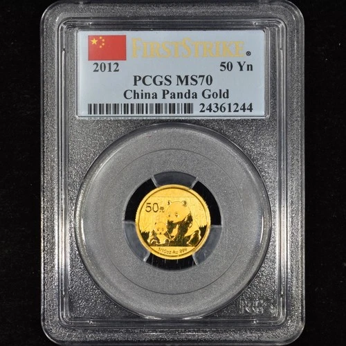 2012 Chinese Gold Panda 1/10 oz — photo from the most recent tracked eBay sale