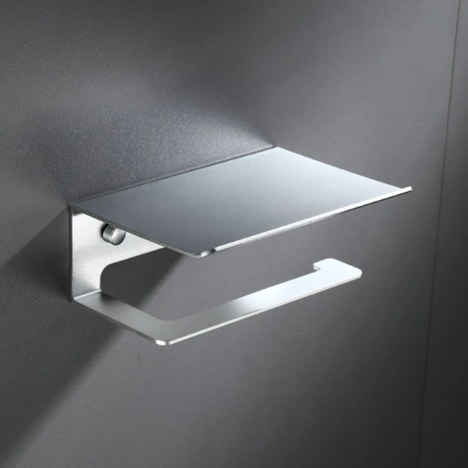 Porta Rotolo Da Cucina Carta Igienica Supporto Per La Mensola Di - Immagine 4 di 4