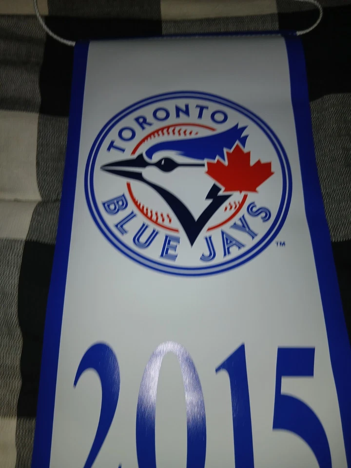 TORONTO BLUE JAYS SGA 2015 LIGA AMERICANA EAST BANNER MLB Foto 3 de 4