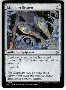 Lightning Greaves #55 Commander: Aetherdrift MTG