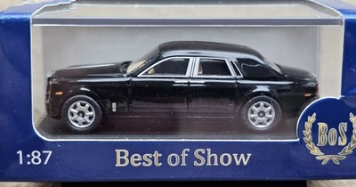 Rolls Royce Phantom 2003 black - 1:87 - BOS seltenes Modell In OVP 