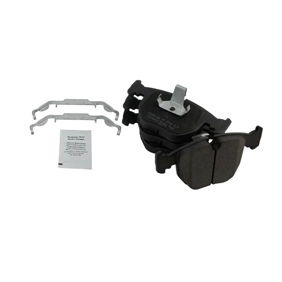 Kit de pastillas de freno y rotor de rendimiento delantero cerámico para BMW 540i 540it 740i Foto 4 de 4