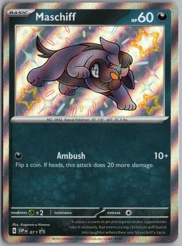 MASCHIFF 071 HOLO PROMO SCARLET & VIOLET PROMO POKEMON