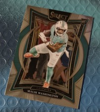 2024 Panini Select Football - Malik Washington (RC) Concourse #71 Miami Dolphins