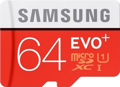 SAMSUNG EVO Plus Micro SD Karte 64GB Speicherkarte für Handy, Navi, Tablet, Foto