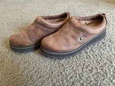 Skechers Brown Bobs Kitty Style Clog Furry Lined Slipper Size 6